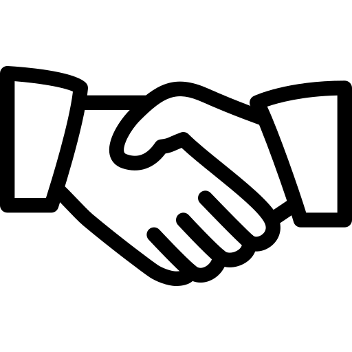 handshake image showing how partnerships create exclusive shipping arrangements